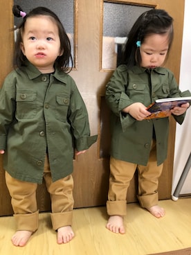 「1歳半」｜「アイテム（その他）」を使った、さかな★さん（キッズ・90cm）の春コーディネート