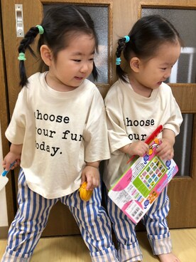 さかな★さん（キッズ・90cm）の夏コーディネート