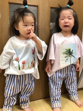 さかな★さん（キッズ・90cm）の夏コーディネート