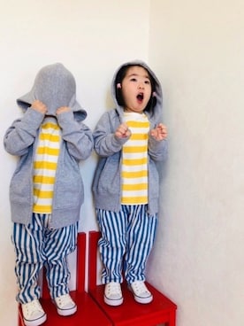 さかな★さん（キッズ・90cm）の春コーディネート