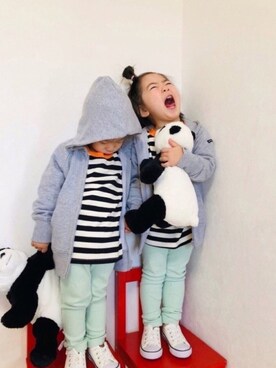 さかな★さん（キッズ・90cm）の春コーディネート