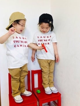 「アイテム（その他）」を使った、さかな★さん（キッズ・90cm）の春コーディネート