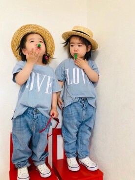 「アイテム（その他）」を使った、さかな★さん（キッズ・90cm）の春コーディネート
