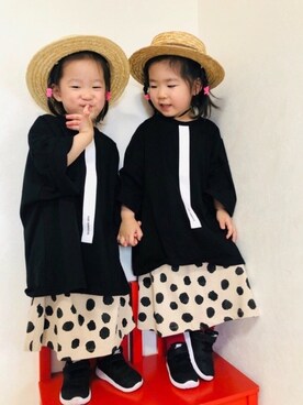 さかな★さん（キッズ・90cm）の夏コーディネート