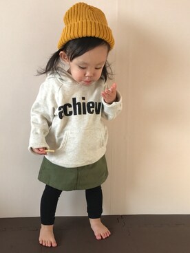 saku_chanさん（キッズ・70cm）の冬コーディネート