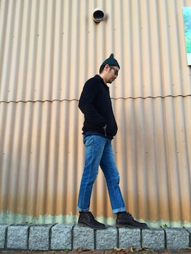 GOSSHIさん（メンズ・180cm）の冬コーディネート