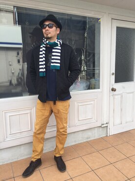 GOSSHIさん(メンズ・180cm)の冬コーディネート