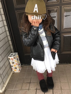 しー♡なー♡はー♡さん（キッズ・100cm）の冬コーディネート