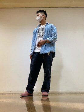 「Polo Ralph Lauren」｜「アイテム（スリッポン）」を使った、  IBUKI       さん（メンズ・167cm）の夏コーディネート