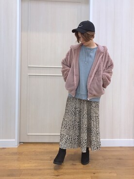 ぴのこさん（レディース・152cm）の冬コーディネート