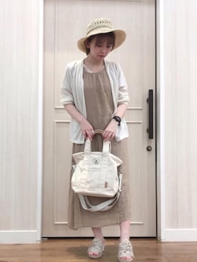 「骨格診断」｜「アイテム（その他）」を使った、ぴのこさん（レディース・152cm）の夏コーディネート
