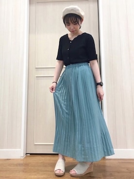 「骨格診断」｜「アイテム（その他）」を使った、ぴのこさん（レディース・152cm）の夏コーディネート