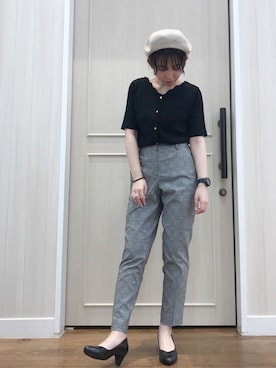「骨格診断」｜「アイテム（その他）」を使った、ぴのこさん（レディース・152cm）の夏コーディネート