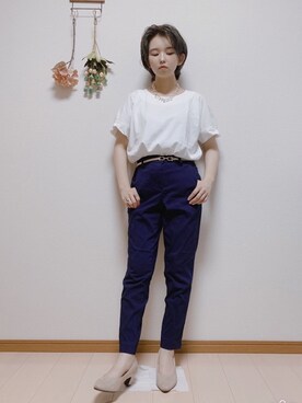「骨格診断」｜「アイテム（その他）」を使った、ぴのこさん（レディース・152cm）の夏コーディネート