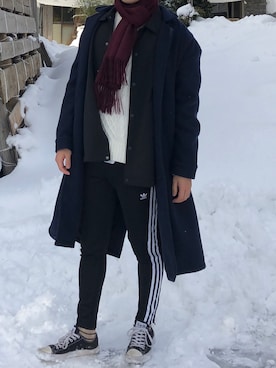 「jiggys shop（ジギーズショップ）のアイテム」を使った、きくさん（メンズ・178cm・20代）の冬コーディネート