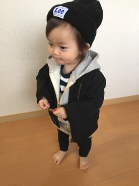 swhrkさん（キッズ・80cm）の冬コーディネート
