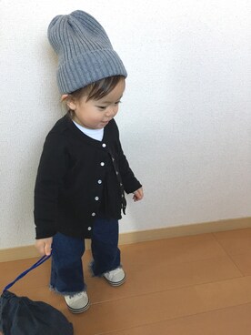「アイテム（キャミソール）」を使った、swhrkさん（キッズ・80cm）の春コーディネート