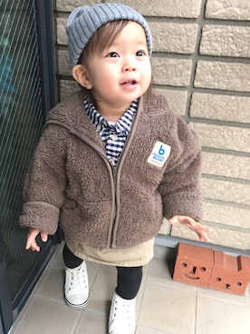 swhrkさん（キッズ・80cm）の春コーディネート