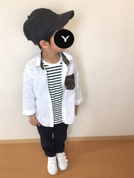 swhrkさん（キッズ・80cm）の春コーディネート