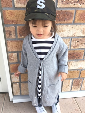 swhrkさん（キッズ・80cm）の春コーディネート