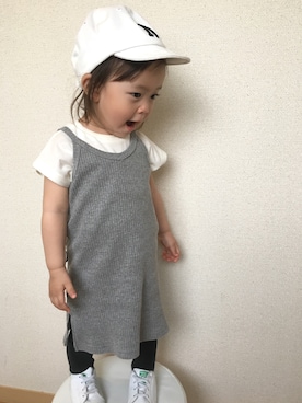 swhrkさん（キッズ・80cm）の春コーディネート