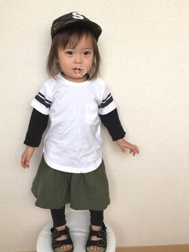 swhrkさん(キッズ・80cm)の夏コーディネート