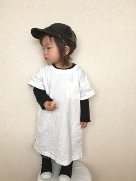 swhrkさん（キッズ・80cm）の夏コーディネート