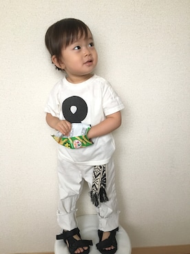 swhrkさん（キッズ・80cm）の夏コーディネート