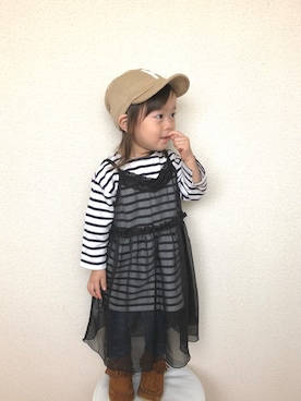 swhrkさん（キッズ・80cm）の秋コーディネート