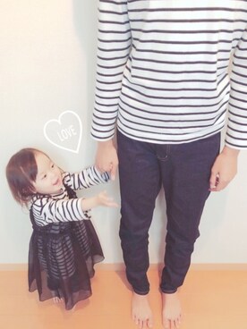 swhrkさん（キッズ・80cm）の秋コーディネート