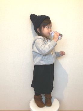 swhrkさん（キッズ・80cm）の秋コーディネート