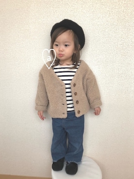 swhrkさん（キッズ・80cm）の秋コーディネート