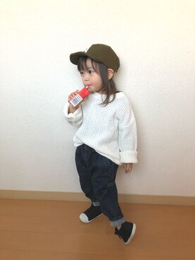 swhrkさん（キッズ・80cm）の冬コーディネート