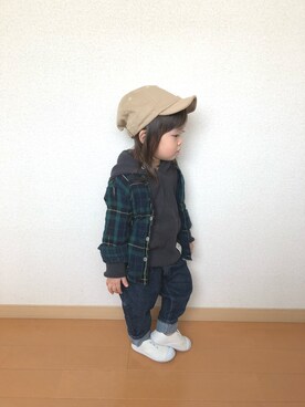 swhrkさん（キッズ・80cm）の冬コーディネート