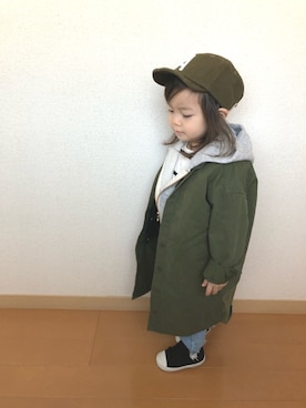 swhrkさん（キッズ・80cm）の冬コーディネート