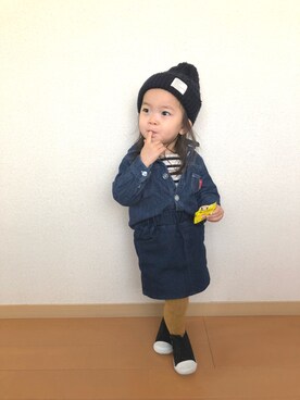 swhrkさん(キッズ・80cm)の冬コーディネート