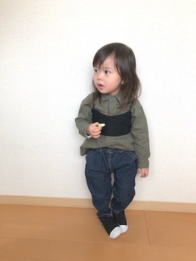 swhrkさん（キッズ・80cm）の冬コーディネート