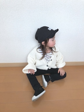 swhrkさん（キッズ・80cm）の春コーディネート