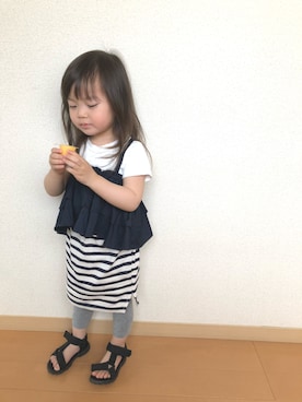 swhrkさん（キッズ・80cm）の春コーディネート