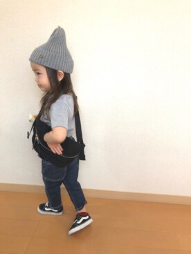 「ミッキー」｜swhrkさん（キッズ・80cm）の夏コーディネート