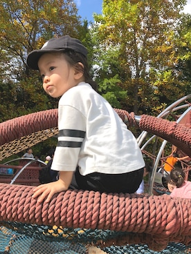 swhrkさん（キッズ・80cm）の秋コーディネート