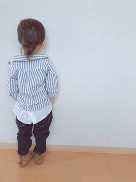 swhrkさん（キッズ・80cm）の秋コーディネート