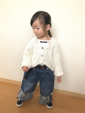 swhrkさん（キッズ・80cm）の秋コーディネート