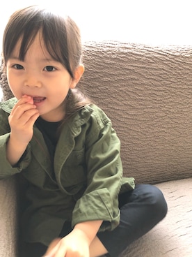 swhrkさん（キッズ・80cm）の春コーディネート