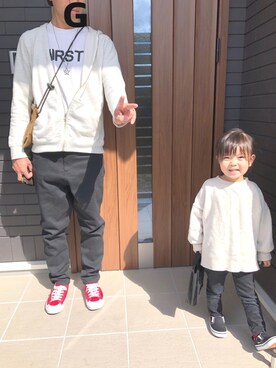 swhrkさん（キッズ・90cm）の春コーディネート