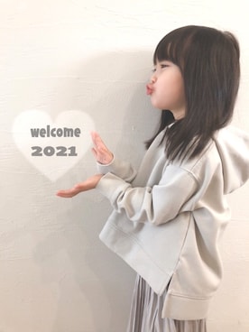 「お正月」｜「アイテム（その他）」を使った、swhrkさん（キッズ・100cm）の冬コーディネート