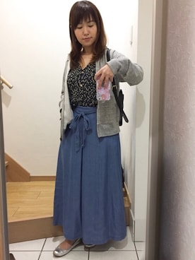 パーカーを使った 小柄ぽっちゃり のレディース人気ファッションコーディネート Wear