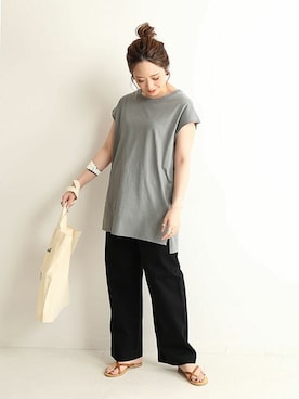 momoさん（レディース・160cm）の夏コーディネート