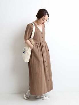 momoさん（レディース・160cm）の夏コーディネート