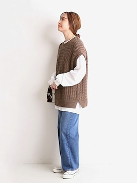 momoさん（レディース・160cm）の秋コーディネート